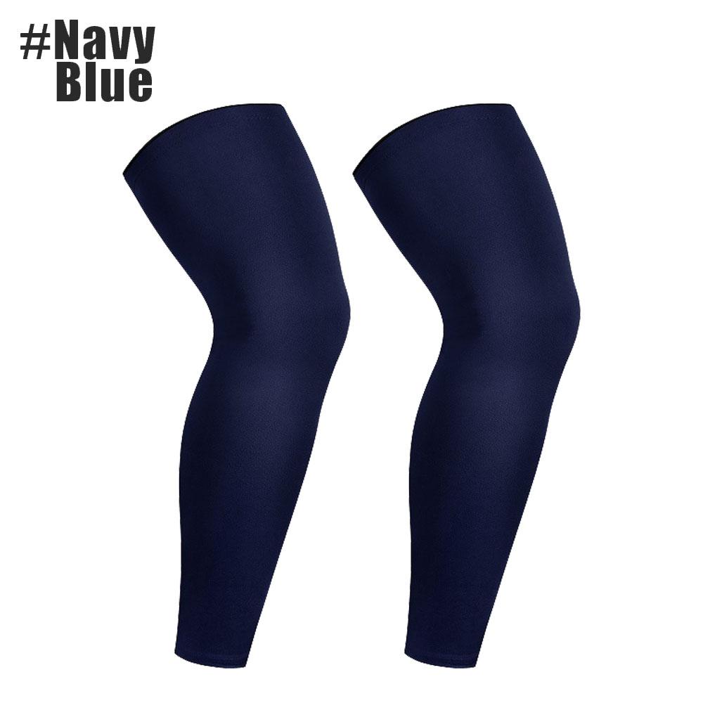 1 пара спортивных компрессионных рукавов для ног, длинные рукава для ног, спортивные велосипедные рукава для ног для мужчин, женщин, колен, бедер, икр, бега