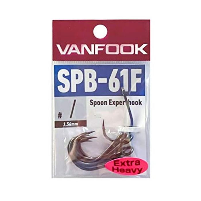 Крючок Vanfook SPB-61F Expert Extra Heavy, 8 шт., Флюорокарбон, Черный, #3/0