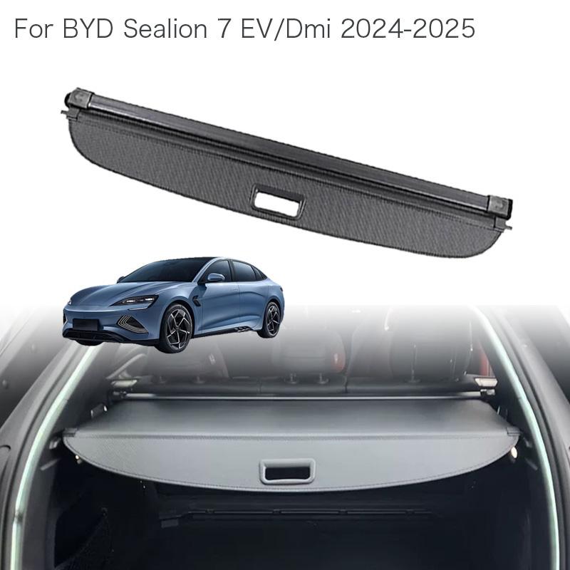 Шторка-органайзер для багажника BYD Sealion 7 EV/Dmi 2024-2026 Автомобильная перегородка Стеллаж Укрытие Защита Тент Чехол для груза Багаж