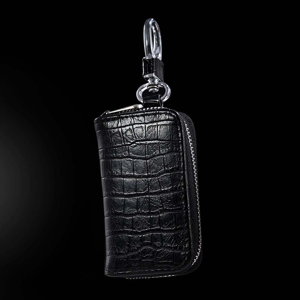 Men Crocodile pattern PU Leather Key Bag Case Zipper Key Case Bag Car Key Wallets Car Key Case