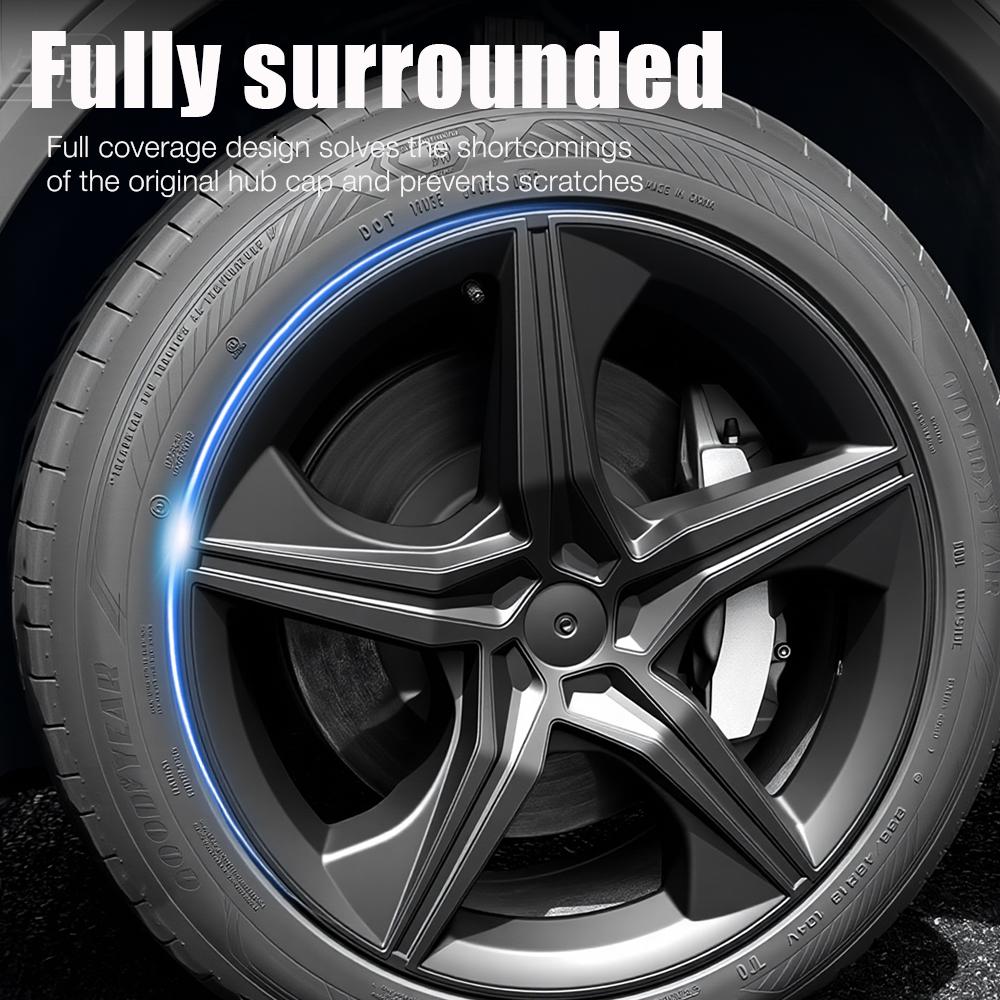 4 шт. Полное покрытие Колпак на колесо Замена Производительность для Tesla Model Y Juniper 19-дюймовые Колпаки на колеса Автомобильный колпак 2025