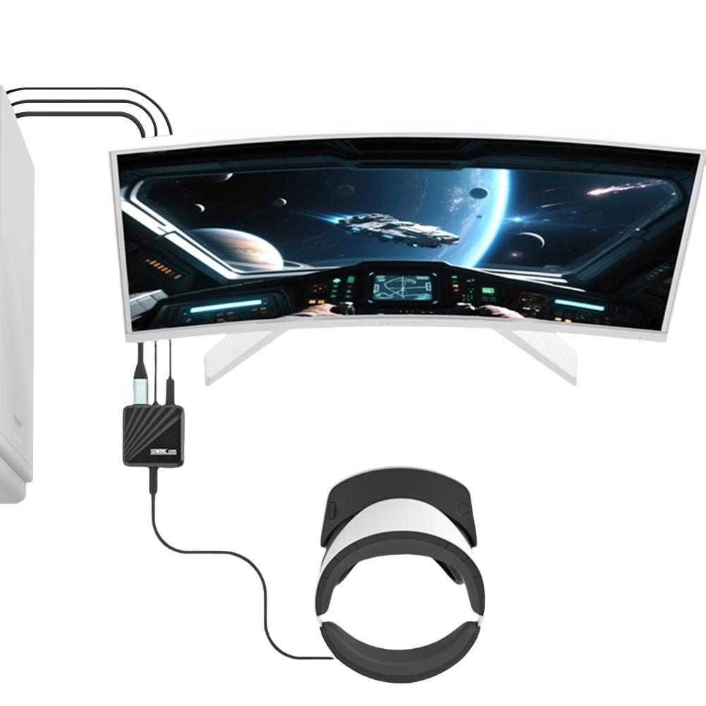 Для PS VR2 Для Windows PC Конвертер Комплект Аксессуаров Адаптер Питания и DP Кабель Игровые Аксессуары