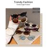 New In Small Cat Eye Sunglasses Women Trendy Vintage Composite Shades Eyewear Fashion Luxury Brand Designer Sun Glasses EMA