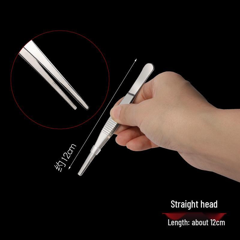 Нескользящий пинцет из нержавеющей стали для садоводства, аквариумов и суккулентов