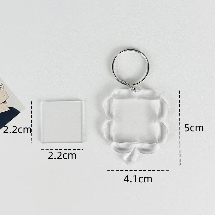 Акриловый брелок для фоторамки - Настраиваемый DIY подарок-подвеска