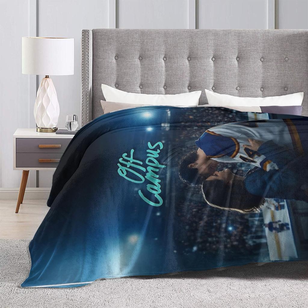 Off Campus Hannah and Garrett Blanket Flannel Novelty Breathable Throw Blanket for Chair Covering Sofa Winter,