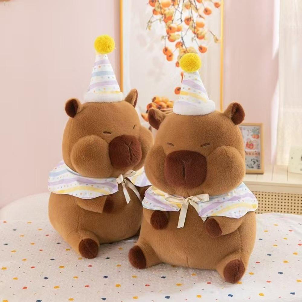 Имитация Капибара Плюшевая Игрушка Мультяшная Капибара Пушистая Кукла Капибара Плюшевая Кукла Домашний Декор