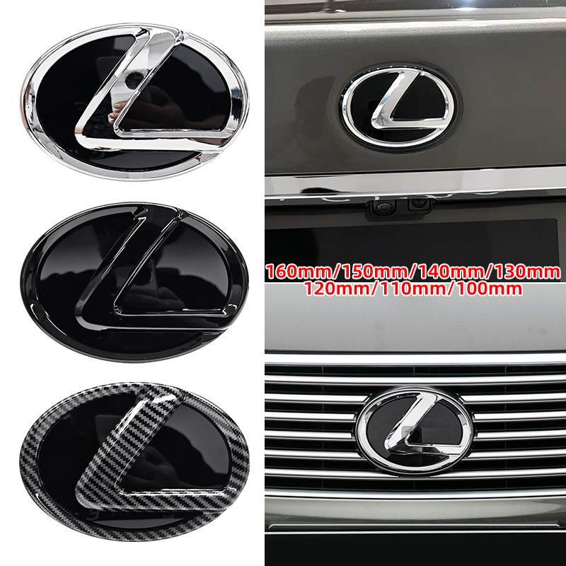 FDL4 100/110/120/130/140/150/160mm Car Rear Trunk Emblem Front Grille Logo For Lexus ES RX NX LS UX LM LX GX LC RZ IS CT GS RC HS SC
