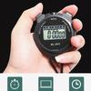 Chronograph Stop Watch Electronic Stopwatch Portable Outdoor Running Training Timer Handheld Digital Coaches Timer