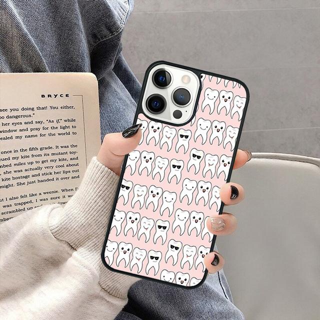 Чехол для телефона с рисунком Стоматолог Зубная Стоматология для iPhone 17 Air 16 16e 15 13 14 11 12 Pro Max Plus coque fundas