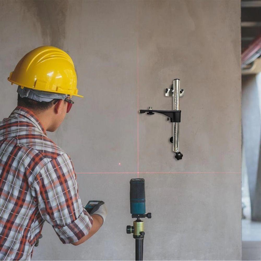 Multifunctional Level Bracket 180 Degree Rotation Support Stand Leveler Leveling Tool Carpentry