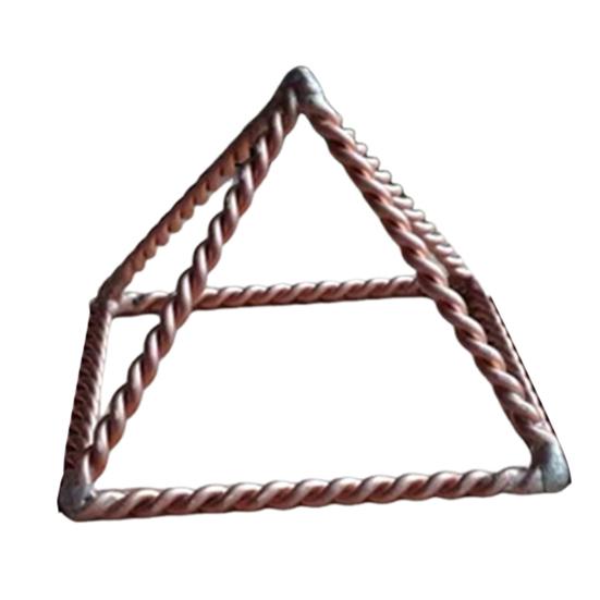 Металлическая проволока Энергетическая Пирамида Украшение Куб Мощности 188 МГц Тензор Стиль