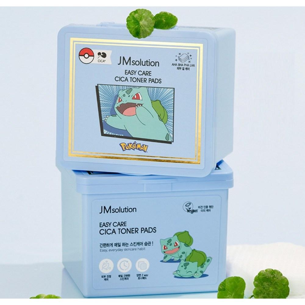 JMSOLUTION Тонер-пэды Pokemon Easy Care Cica 200 мл, 70 шт., 1 шт.