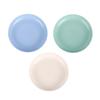 Food Plate Lightweight Wheat Straw Plates Unbreakable Dinner Plates Dishwasher Microwave Safe BPA Free Plastic Dinner Plates