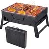 S SMAUTOP Barbecue Grill, Portable Folding Barbecue, Tabletop Charcoal Grill for Outdoor Ext&eacut279