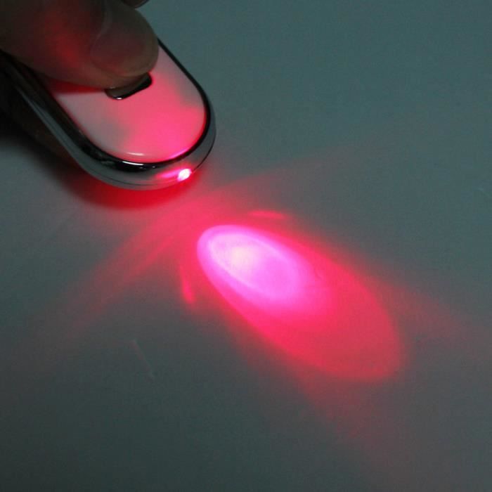 Брелок-свисток - Красный - Встроенный светодиод - Защита от потери - Практичный и забавный