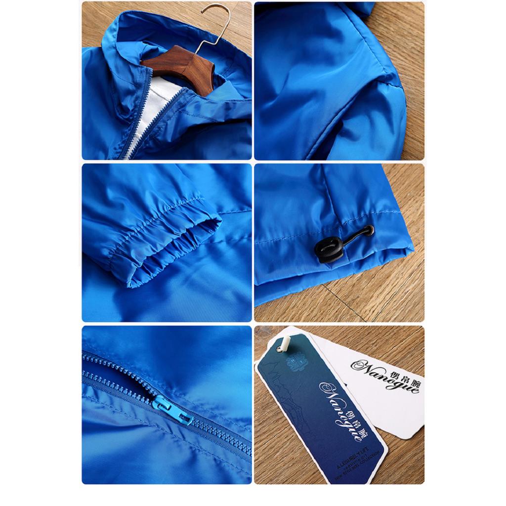 Spring and Autumn Men's Hooded Bomber Jacket Plus Size Windproof and Waterproof Sportswear Zipper Embroidered Jacket Coat