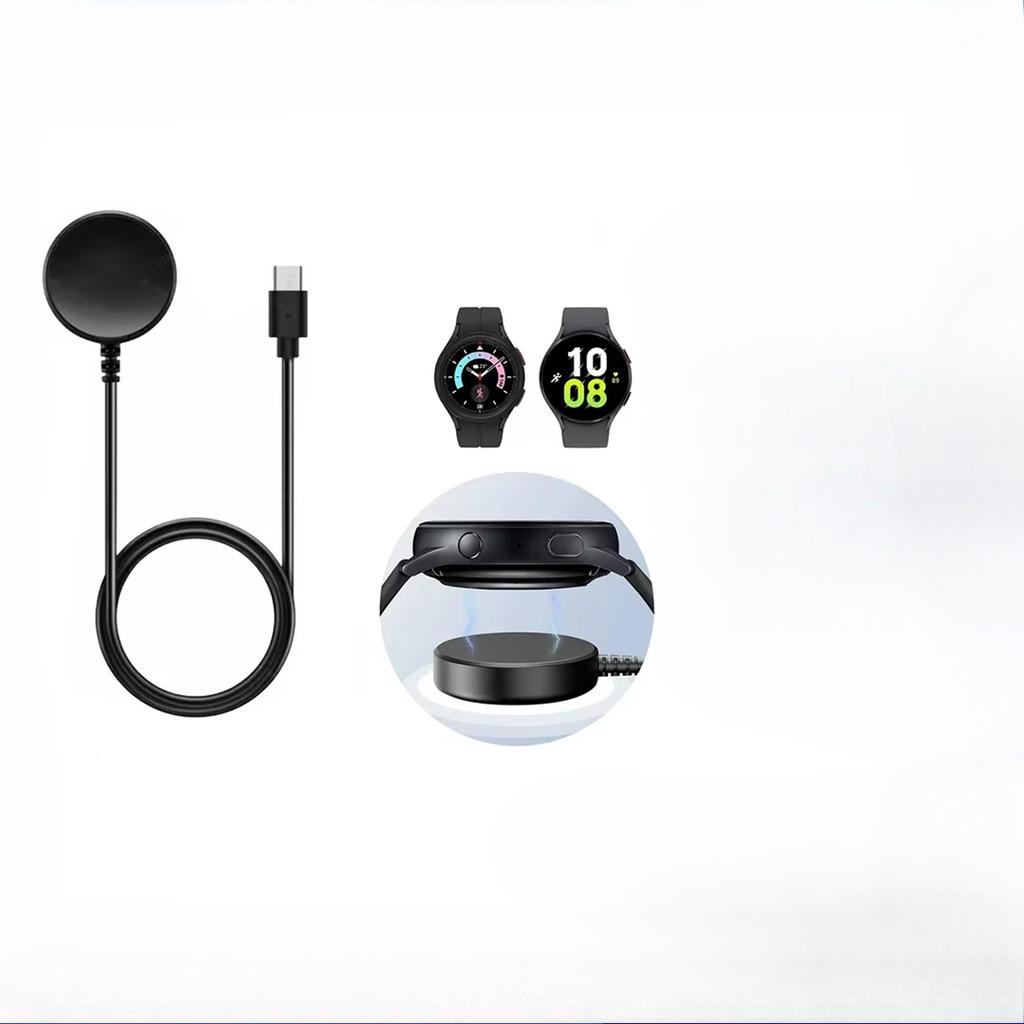Зарядное устройство для Samsung Galaxy Watch 6/5/4 40/44мм 3 41/45мм 5pro 45мм Зарядная док-станция для Galaxy Watch 4 6 Classic 42/46мм 43/47мм