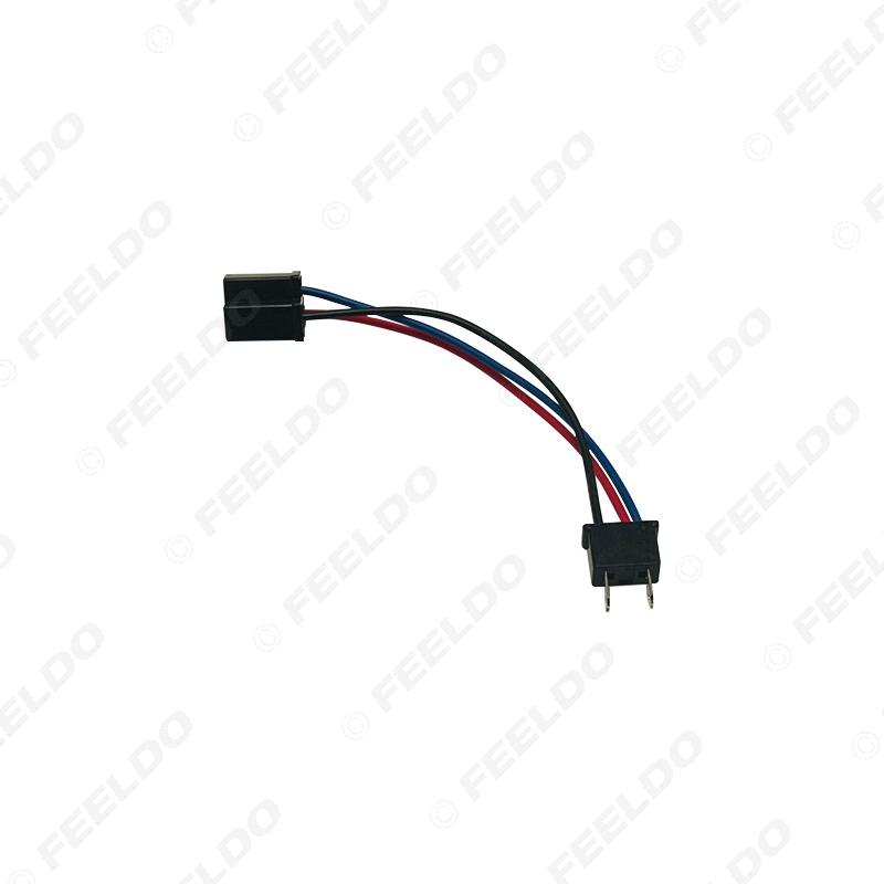 FEELDO Car 12V/24V H7 To H4 Plug Power Cable Wire Harness Extension Cable for HID Conversion Kit Ballast to Stock Cable
