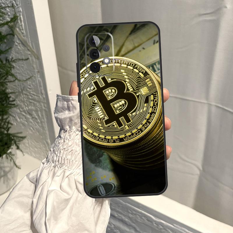 Чехол для Bitcoin BTC для Samsung Galaxy A52S A06 A16 A26 A36 A56 A55 A35 A15 A53 A32 A33 A13 A14 A34 A54 A17