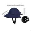 Регулируемая велосипедная шляпа с жестким козырьком для использования на открытом воздухе, с широкими полями и подбородочным ремешком