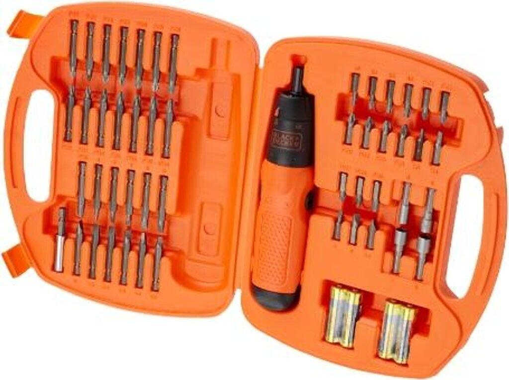 Импульсный шуруповёрт Black & Decker A7071 Набор стержневых шуруповёртов с батарейным питанием 54 предмета