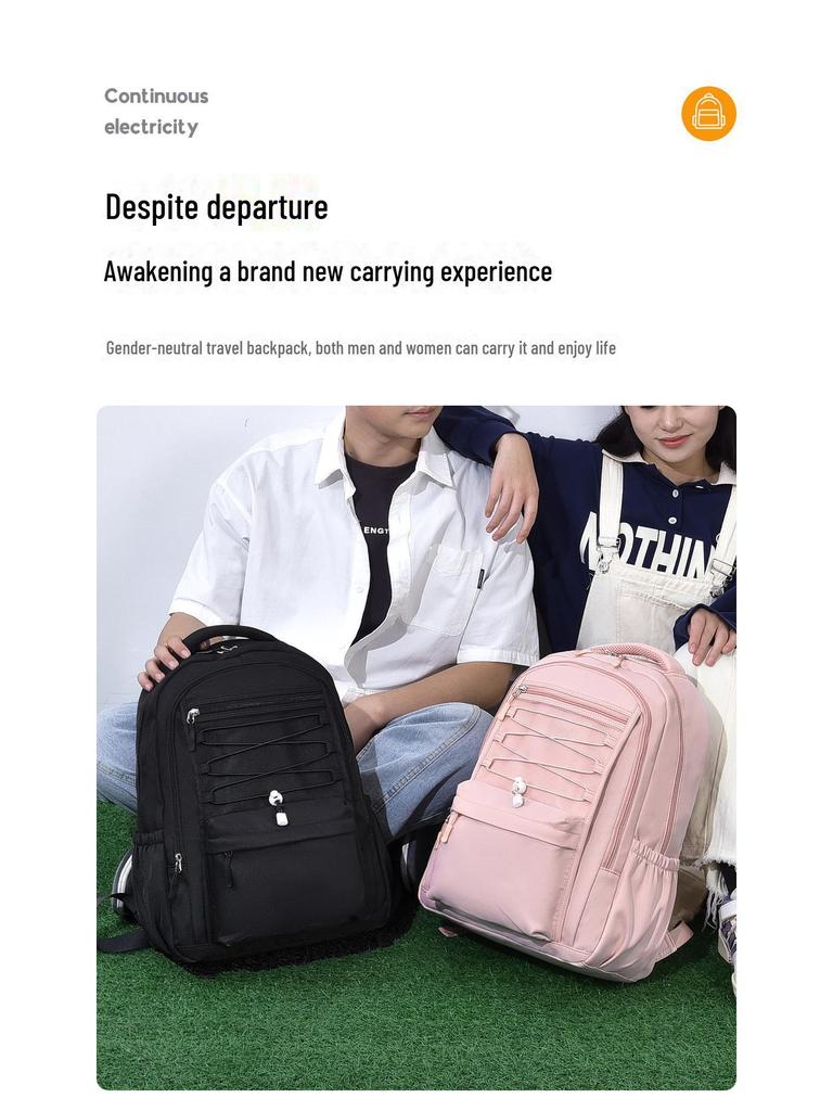 High-Capacity Trendy Backpack for Men, Women, and Students – Casual and Versatile Design