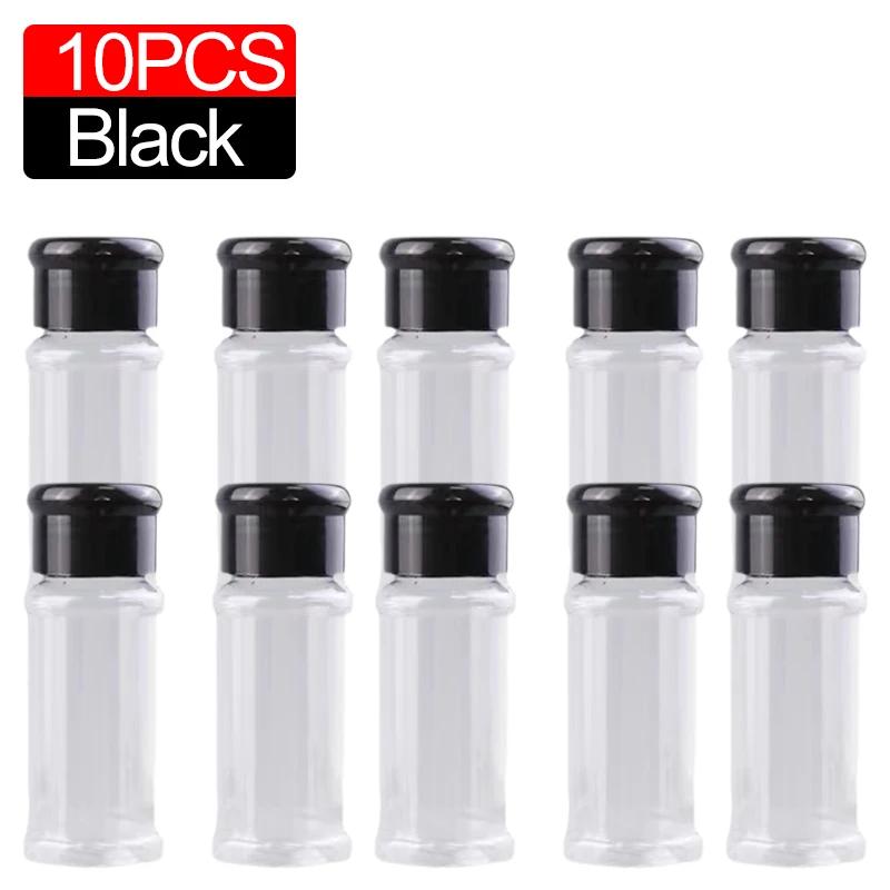 100 мл прозрачная бутылка для специй солонка перечница пластиковые банки для приправ барбекю коробка для приправ кухонные гаджеты банка для хранения порошка