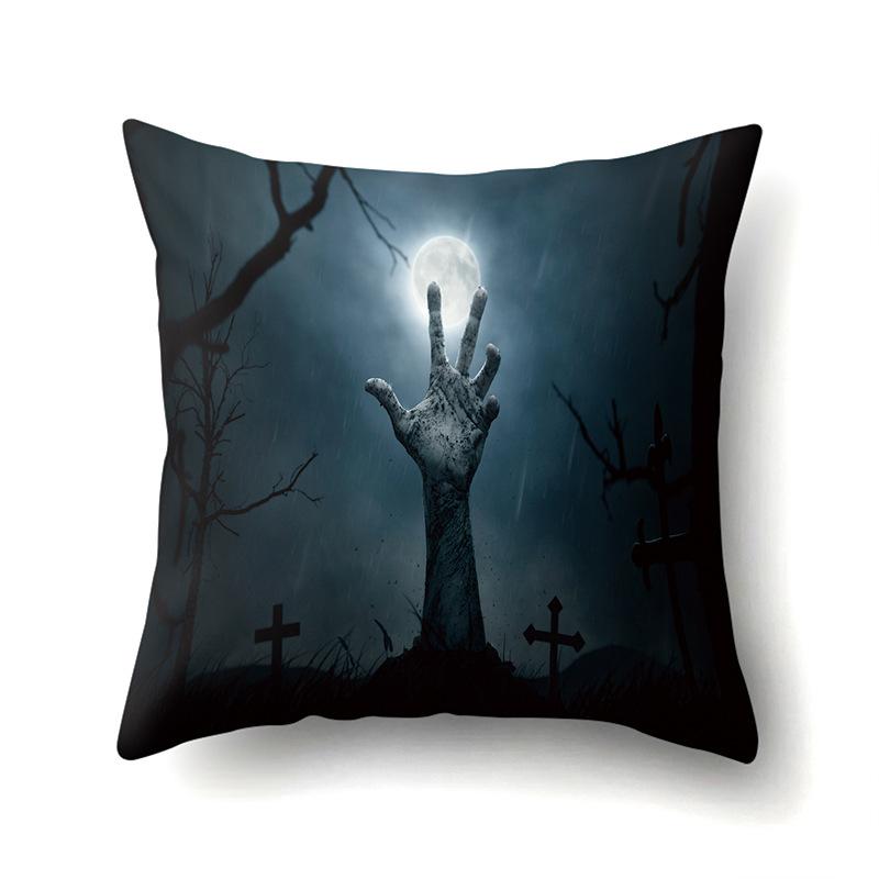 Хэллоуин Наволочка Подушка для поясницы автомобиля Тыква Чехол для диванной подушки Офис Дом Гостиная Наволочка