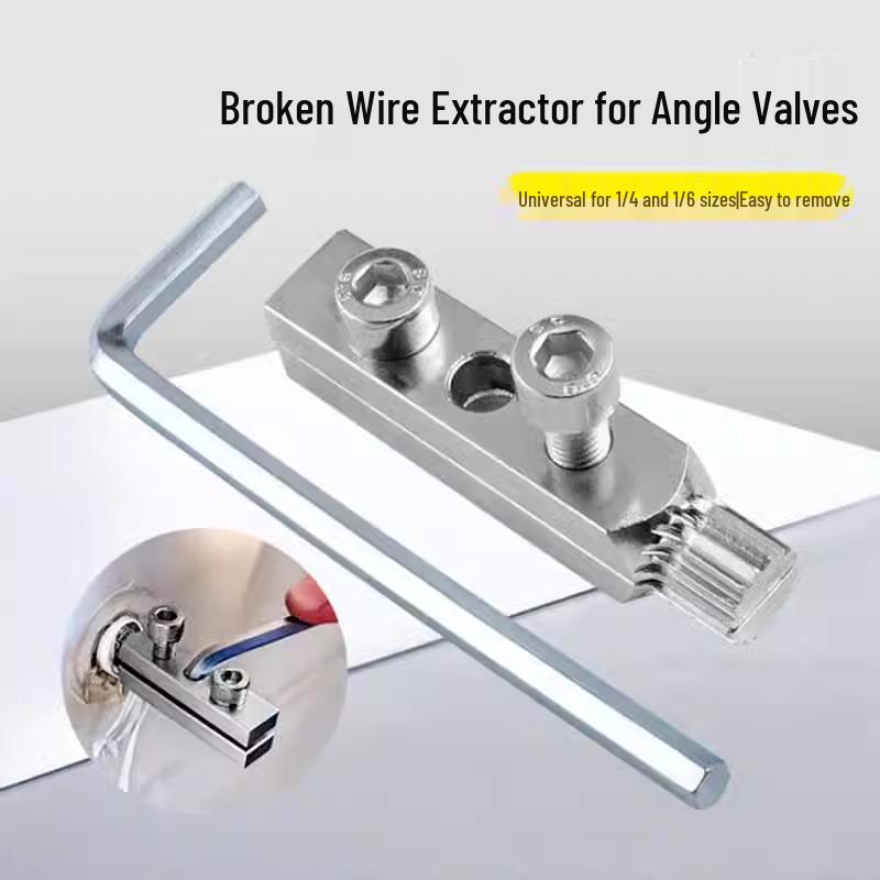 Faucet Angle Valve Thread and Head Extractor - For Household Use