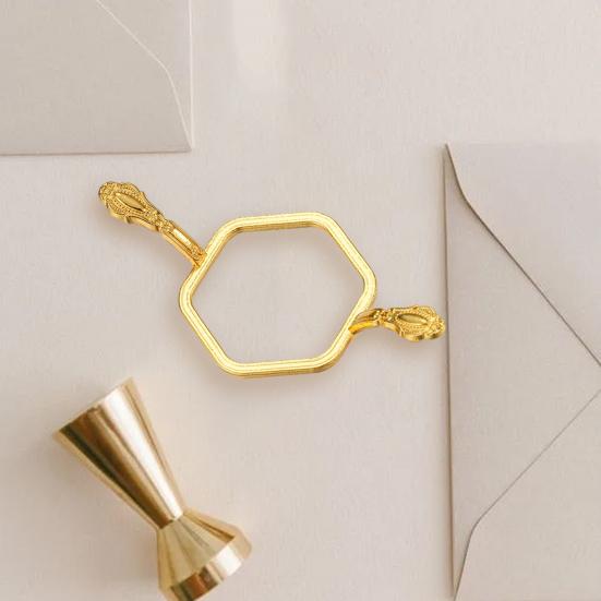 Восковое уплотнительное кольцо креативной формы, декоративная легкая металлическая форма для сургучной печати в форме цветка, принадлежности для вечеринок