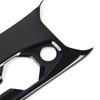 For VW Polo   ABS Car Center Control Gear Shift Panel Water Cup Holder Frame Cover Trim Carbon Texture / Bright Black