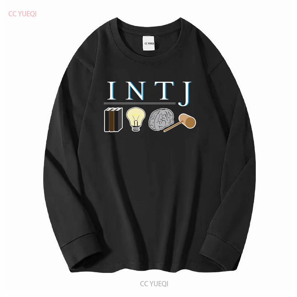 INTJ Личность Интроверт Футболка Свитшот 19618 винтажный Стильный Топ Для Повседневной Носки Немного Удобный с принтом Мягкий
