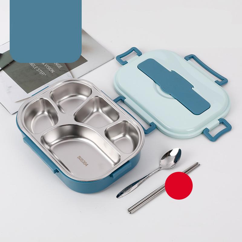 Food Storage Container Dinnerware Stainless Steel Lunch Box Portable Bento Box Food Storage Student