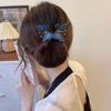 Flexible Flower Hair Clip Alloy Twist Hairstyle Bun Elegant Hair Iron  Hair Accessories