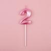 1pc Birthday Cake Topper Candles Blue Pink Birthday Digital Candle Memorial Day Party Cake Decor For Girl Boys Cake Accessories