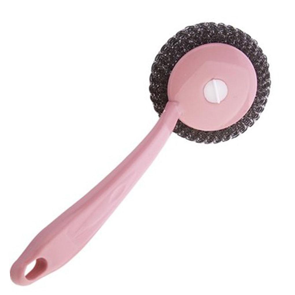 Нержавеющая проволочная губка для мытья посуды, скребок, металлическая губка, очиститель для кастрюль, грилей