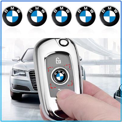 Для E34 E46 E39 E38 E90 E60 E36 F30 F30 F10 E92 E38 E91 G30 G38 M3 M5 11/14 мм Автомобильный брелок с логотипом значок кнопка радио стикер