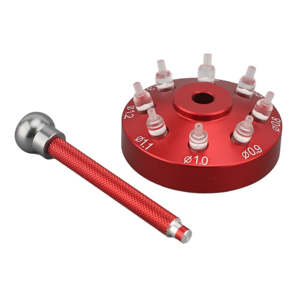 Инструмент для установки стрелок часов, стальной, с 8 насадками для установки, для часовщика