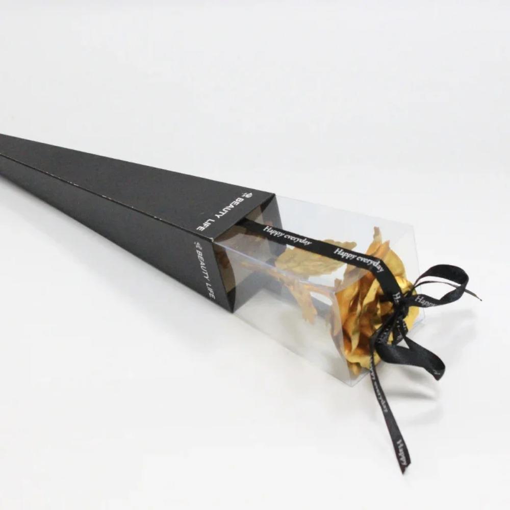 Искусственные золотые цветы Роза с покрытием из 24-каратной фольги Подарок на День святого Валентина для жены Свадьба День матери Вечная любовь Золотые розы