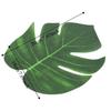 24pcs DIY Accessories Simulation Green Leaves Medium Size Artificial Monstera Leaves  Home Decor