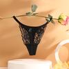 New 3Pcs/Set Sexy Lace Floral Panties For Women Low Waisted Thongs Briefs Sets Fashion Cozy Transparent Intimates Lingerie S-XL