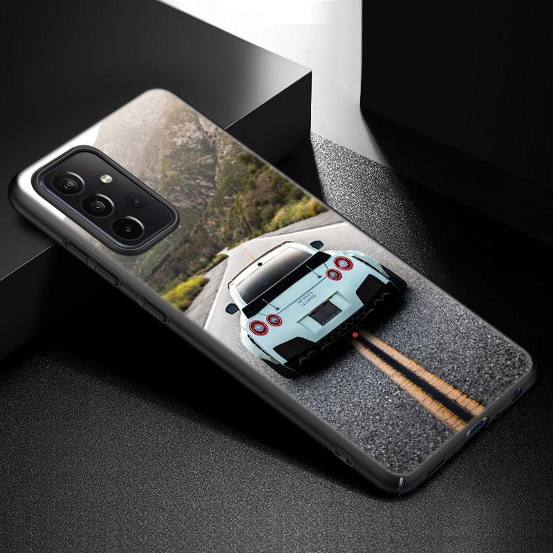 Крутой чехол для телефона в спортивном автомобиле для Samsung Galaxy A02 A21 A52 S A13 A22 A32 A33 A53 5G A11 A12 A31 A50 A51 A70 A71 A72, черный чехол