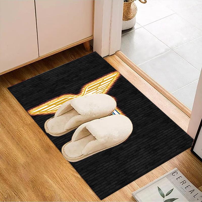 Lazio Football Crest Rug for Living Room, Game Rooms, Office, Bedroom, Office Floor Mat Playful Design, fan gifts Christmas decor