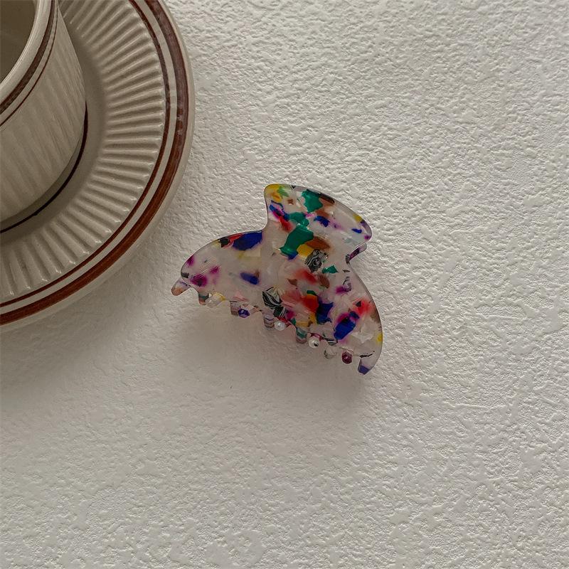 Высококачественная французская имитация ацетата заколка для волос «Маленький монстр» - Элегантная маленькая заколка-акула для женской прически