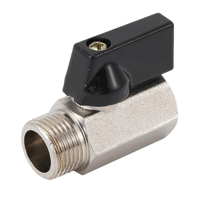 Polished Pneumatic Mini Ball Valve with Internal/External Threads - 2, 3, 4 Points Water Pipe Joint Switch Valve