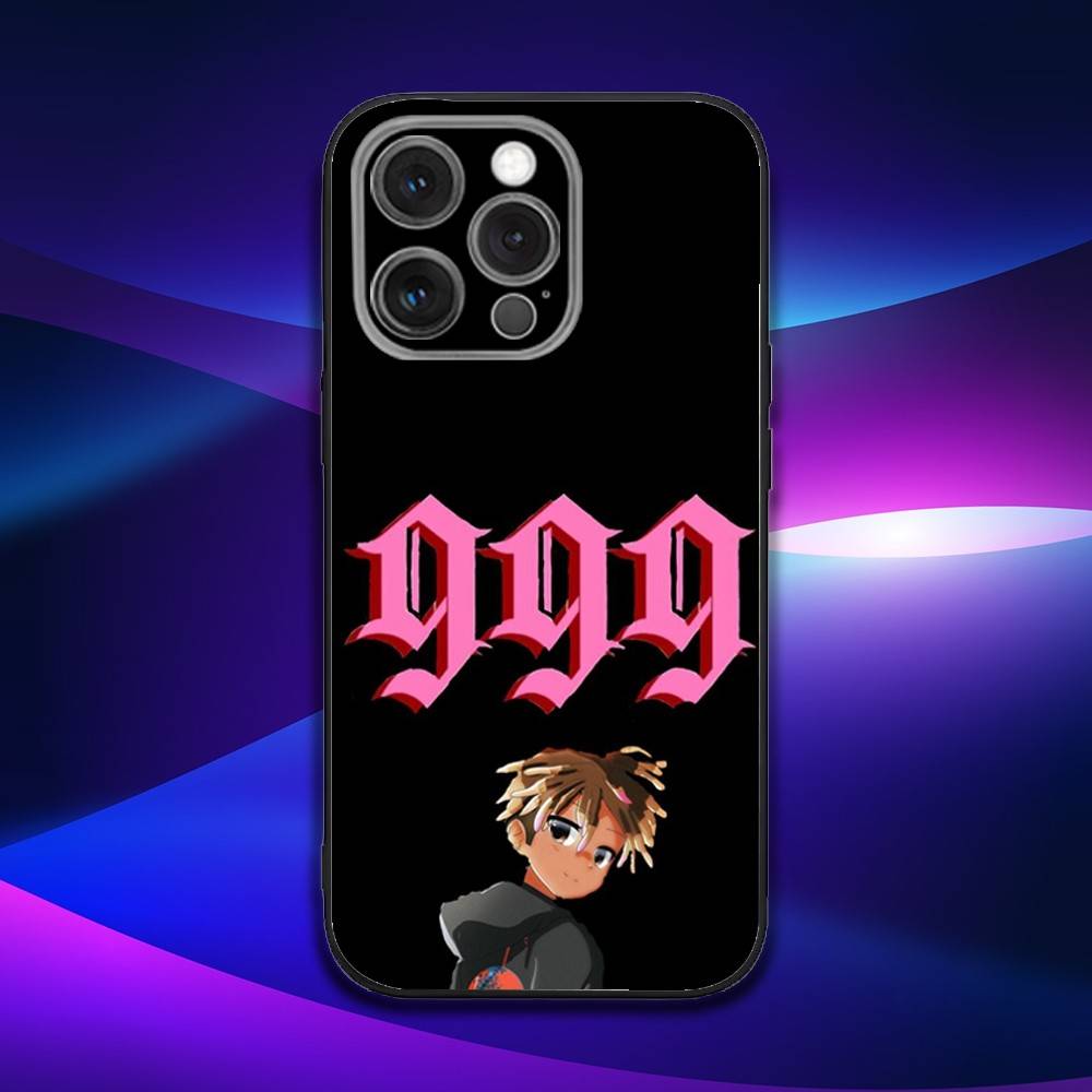 Чехол для телефона рэпера 999 J-Juice W-WRLD для iPhone 16e, 16, 15, 14, 13, 12, 11, Pro, X, XS, Max, XR, Plus, Mini, Мягкий черный чехол