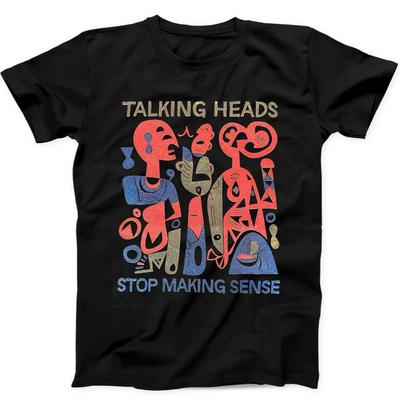 Stop Making Sense Talking Heads Рок Панк Музыка Подарок Футболка Черная Футболка 60