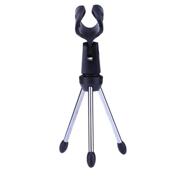Mini Portable Microphone Bracket Stand Tripod Desktop Adjustable Mic Holder