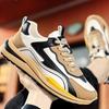 High Quality Comfortable Soft Lace-up Color Matching New Breathable Running Sneakers Trend Men's Casual Walking Shoes